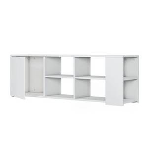 Meuble Tv Rome blanc Blanc - Bois manufacturé - 150 x 45 x 35 cm