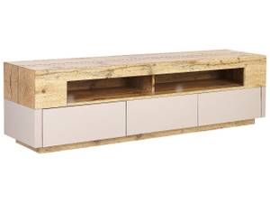 Meuble TV ANTONIO Beige - Marron - Bois manufacturé - 160 x 40 x 45 cm