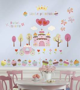 Stickers CUPCAKE LAND Matière plastique - Textile - 25 x 25 x 25 cm