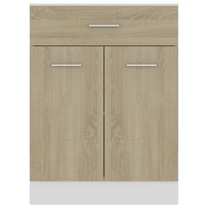 Armoire de plancher 3016496-4 Marron - Imitation chêne de Sonoma - Largeur : 60 cm