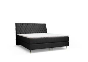 Boxspringbett Enchanted Schwarz - Breite: 160 cm