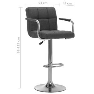 Tabouret de bar 299252-2 Gris lava