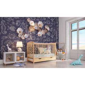 Mitwachsendes Babybett Pinie Beige Dekor