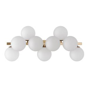 Wandleuchte Dallas Doré - Blanc - Nb d'ampoules : 9