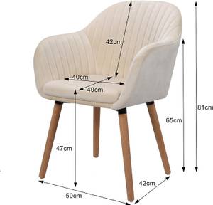 Esszimmerstuhl Tara(4er Set) 50 x 42 cm