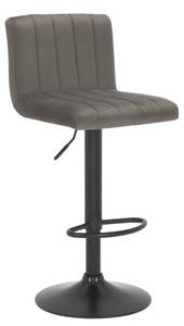 Tabouret de bar Jamie Lot de 2 Gris