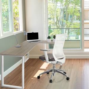 Eckschreibtisch WORKSPACE BASIC I Grau - Weiß