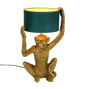 Tischleuchte Chimpy Gold - Kunststoff - 36 x 57 x 31 cm