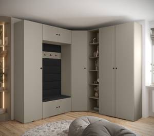 Garderobe Inova 2 Z2 Schwarz - Grau - Schwarz