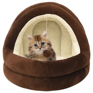 Katzenbett 3006184 Braun - 40 x 35 x 40 cm