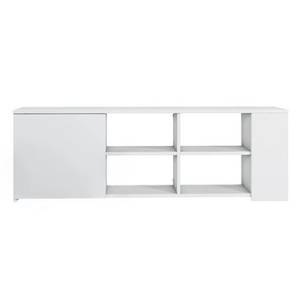 Meuble Tv Rome blanc Blanc - Bois manufacturé - 150 x 45 x 35 cm