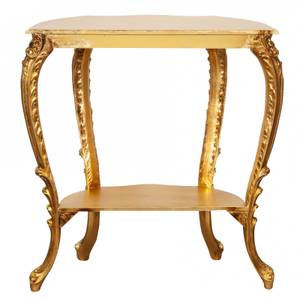 Table Console avec Tiroir Doré