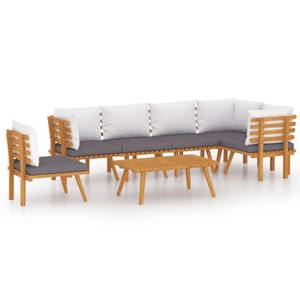 Garten-Lounge-Set Braun - Massivholz - Holzart/Dekor - 55 x 35 x 90 cm