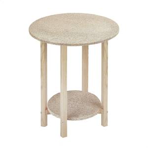 Beistelltisch WH13322 Braun - Massivholz - 45 x 4 x 45 cm