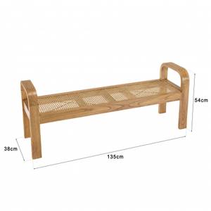 Hocker EDEN Braun - Holz teilmassiv - 38 x 54 x 135 cm