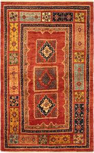 Teppich Kashkuli CCXIX Rot - Textil - 107 x 1 x 170 cm