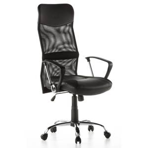 Home Office Chefsessel STRYKA Schwarz - Kunstleder - 60 x 122 x 52 cm