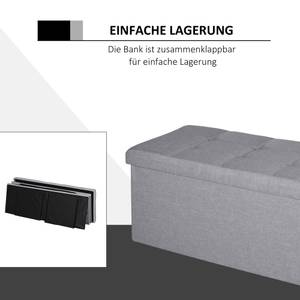 Sitzbank 838-026 Grau - Kunststoff - 38 x 38 x 110 cm