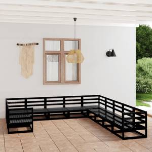 Salon de jardin (lot de 11) 3009724-1 Noir