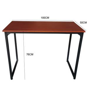 Schreibtisch JUNZCD10N-TEAK Braun - Metall - 100 x 75 x 50 cm