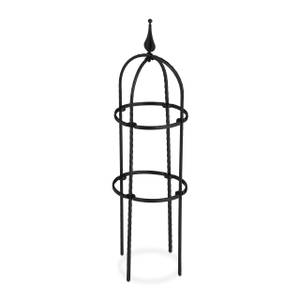 Lot de 2 Trellis 70 cm Noir - Métal - Matière plastique - 20 x 70 x 20 cm