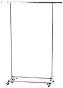 Kleiderständer Dewas Grau - Metall - 93 x 160 x 46 cm