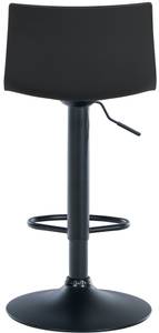 Tabouret de bar Branford Lot de 2 Noir - Matière plastique