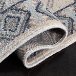 Innenteppich Loralie VINTAGE Beige - Blau - Grau - 120 x 180 cm