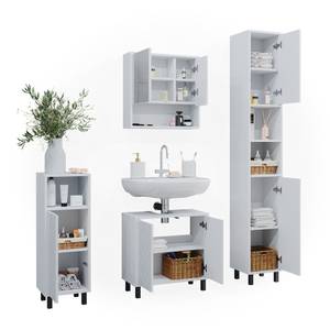 Mobilier de salle de bains Agasta Blanc