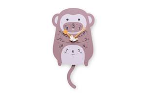 Design Wanduhr THE CHEEKY. Holzwerkstoff - 28 x 55 x 1 cm