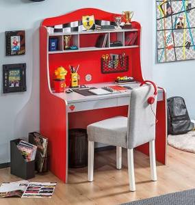 Bureau Racecup Rouge - Bois manufacturé - 68 x 151 x 103 cm