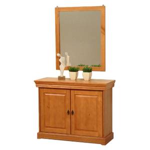 Commode / miroir mural Zobi pin Couleur miel