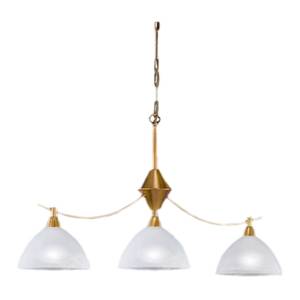 Hanglamp Amsterdam met 3 lichtbronnen - oud messing