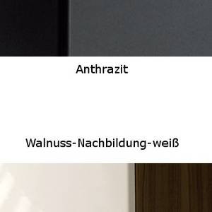 Hochschrank Fontana Braun - Weiß - Holzwerkstoff - 40 x 134 x 30 cm