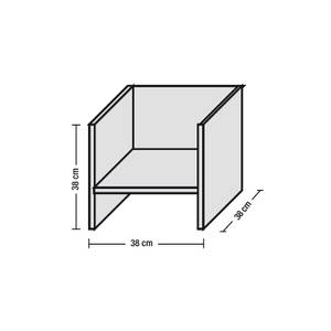 Tabouret Fée Lili Avec coussins d'assise