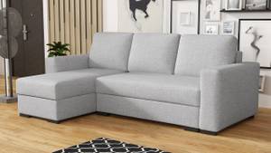 Ecksofa Latte Grau