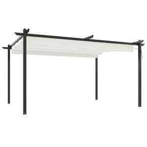 Tonnelle de jardin 3012227 Crème - Profondeur : 400 cm