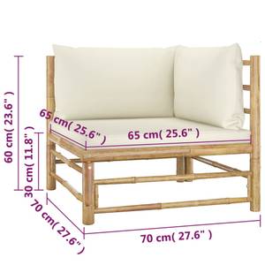 Garten-Lounge-Set (4-teilig) 3009675-5 Creme