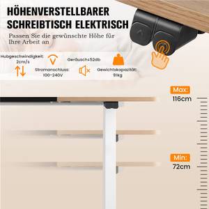 Stehschreibtisch JV10677DE Holz