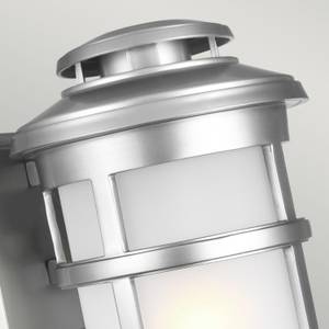 Lampe murale d'extérieur VITODIA Gris métallisé - Abat-jour diamètre : 19 cm