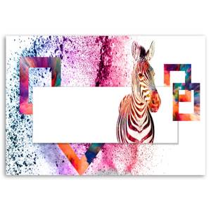 Leinwandbild Zebra Tiere Kinderzimmer 90 x 60 cm