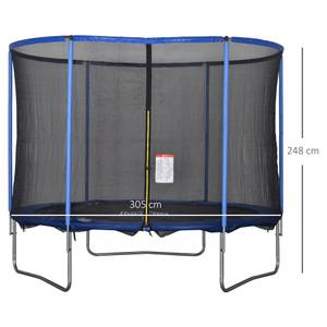 Gartentrampolin A71-015V02 Metall - 248 x 248 x 305 cm