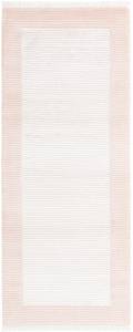 Tapis de passage Darya DCCCXCV Rose foncé - Textile - 79 x 1 x 201 cm