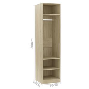 Kleiderschrank 298537-1 Braun - Breite: 50 cm