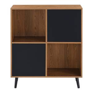 Beistellschrank Heby Braun - Holzwerkstoff - 80 x 93 x 30 cm