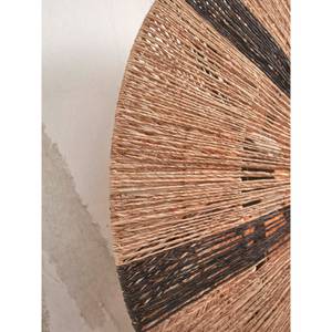 Wandleuchte IGUAZU Schwarz - Braun - Holz - 20 x 40 x 20 cm