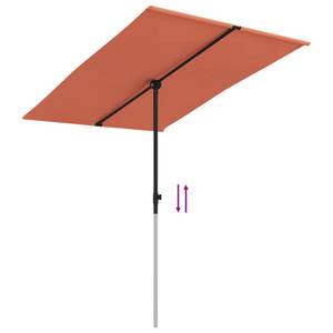 parasol 3001675 Brun rouge - 150 x 215 x 200 cm