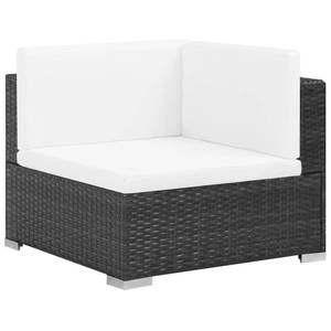 Garten-Sofagarnitur (6-teilig) 296270 Schwarz - Polyrattan - 74 x 26 x 74 cm