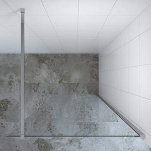 Walk in Dusche Nano Glas Duschtrennwand Silber - Glas - 80 x 200 x 0 cm