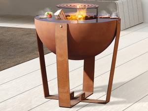 Grill GREZIO Braun - Metall - 70 x 80 x 70 cm